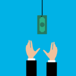 money, currency, dollar, bait, business, businessman, finance, fishing, fraud, hook, incentive, metaphor, reaching, temptation, wealth, investor, cartoon, competition