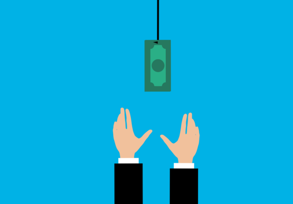 money, currency, dollar, bait, business, businessman, finance, fishing, fraud, hook, incentive, metaphor, reaching, temptation, wealth, investor, cartoon, competition